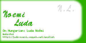 noemi luda business card